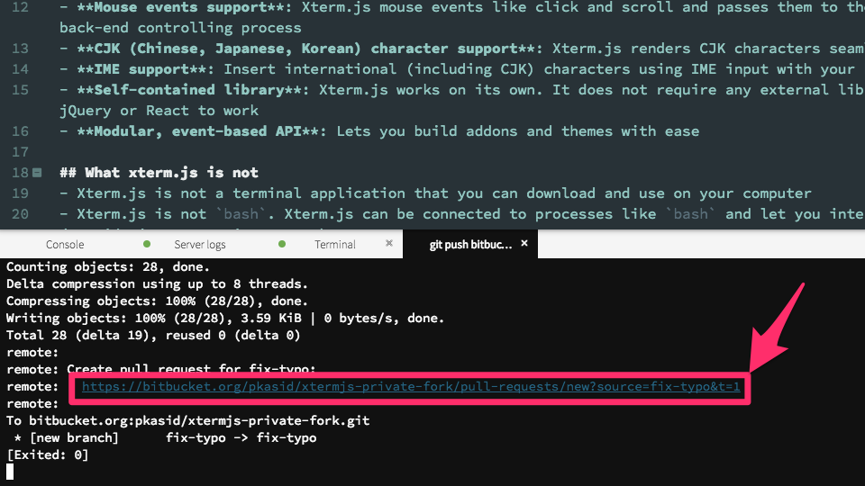Screenshot of WebLinks with mouse over